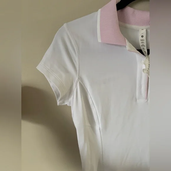 Lululemon Athletica Court Crush‎ White pink Tennis Skort Athletic Dress Size 4S - Picture 6 of 7